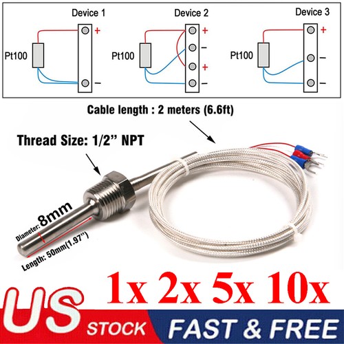 Rtd pt100 ohm probe - ,
