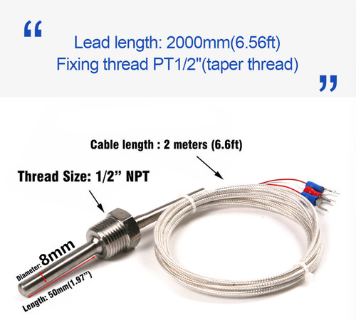 Rtd pt100 ohm probe - ohm, l