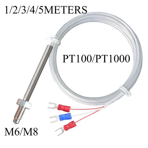 Wire pt100 pt1000 screw m6 - 3-wire, pt100/pt1000