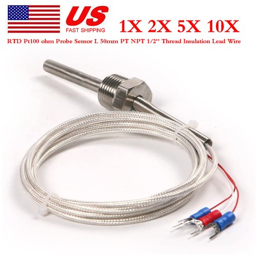10x rtd pt100 ohm probe - rtd,